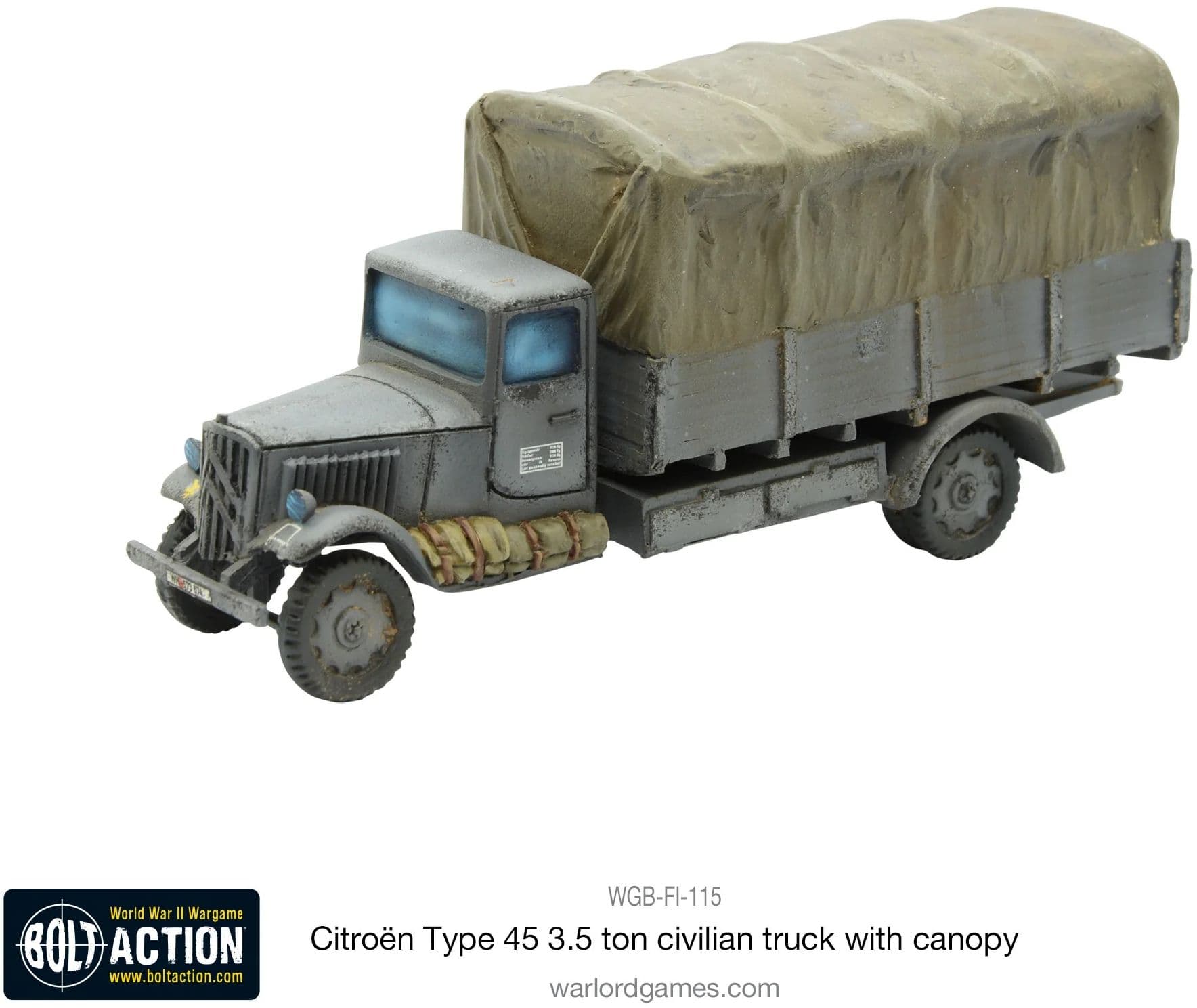 Citroen Type 45 3.5 ton civilian truck with canopy