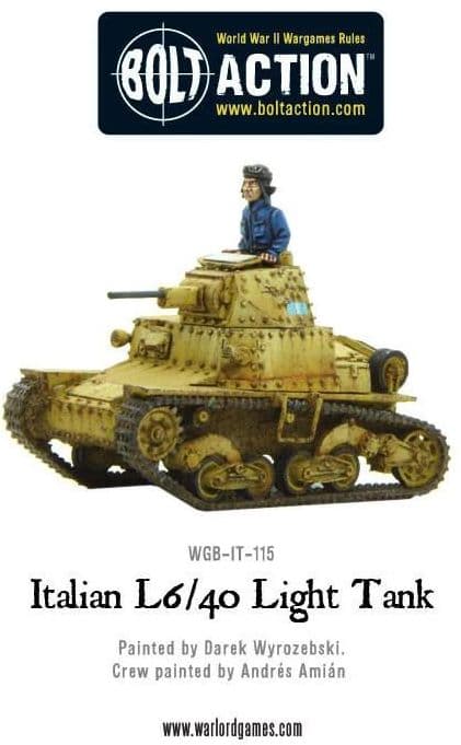 Italian L6/40 Light Tank - Image 1