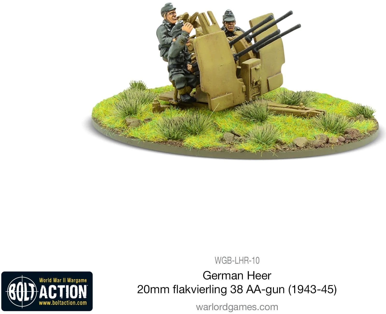 German Heer 20mm flakvierling 38 AA-gun (1943-45)