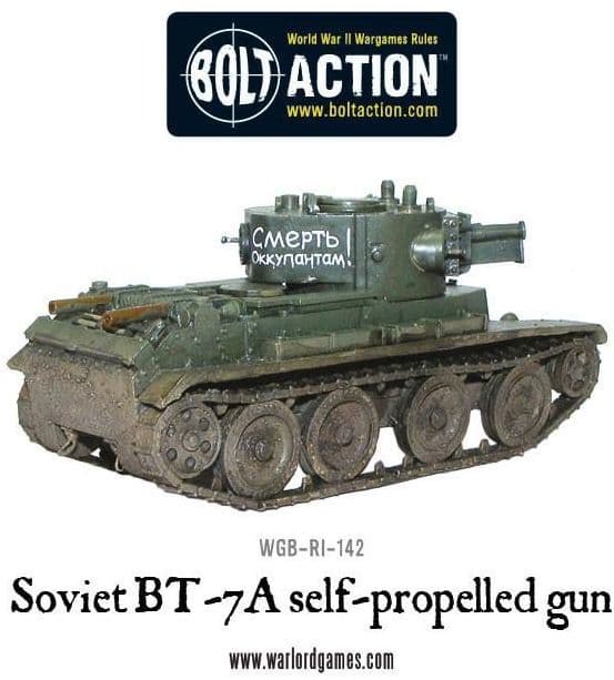 Soviet BT-7A self-propelled gun - Image 1