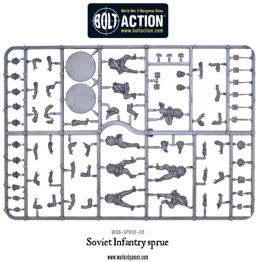 Soviet infantry sprue - Image 1