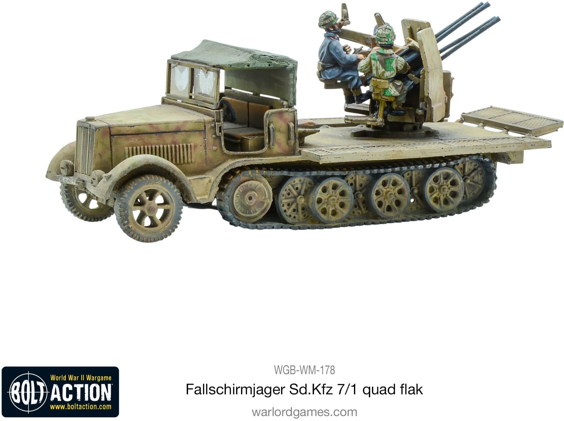 Fallschirmjager Sd.Kfz 7/1 quad FlaK - Image 1