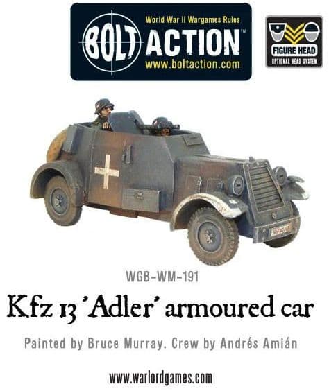 Kfz 13 'Adler' German armoured car