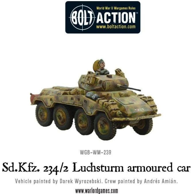 Sd.Kfz 234/2 Luchsturm armoured car - Image 1