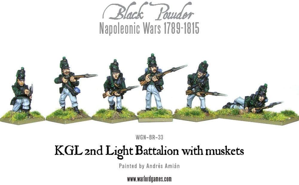 KGL 2nd Light Battalion with muskets - Image 1