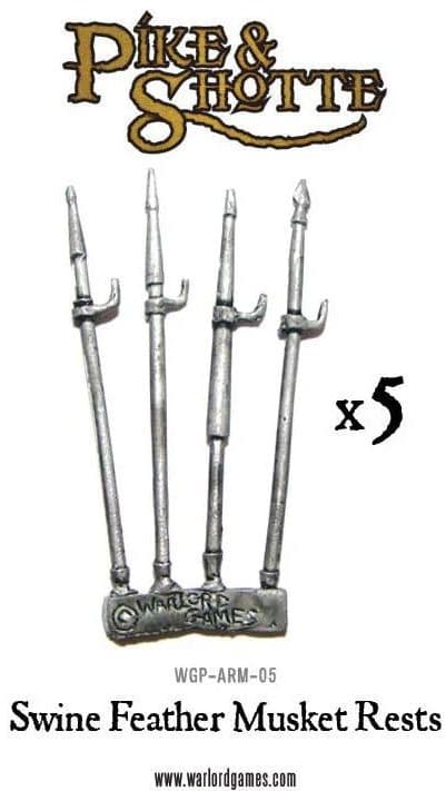 20 Swine Feather Musket Rests