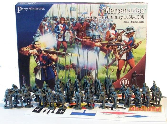 Wars of the Roses: Mercenaries - European Infantry (1450-1500) plastic boxed set