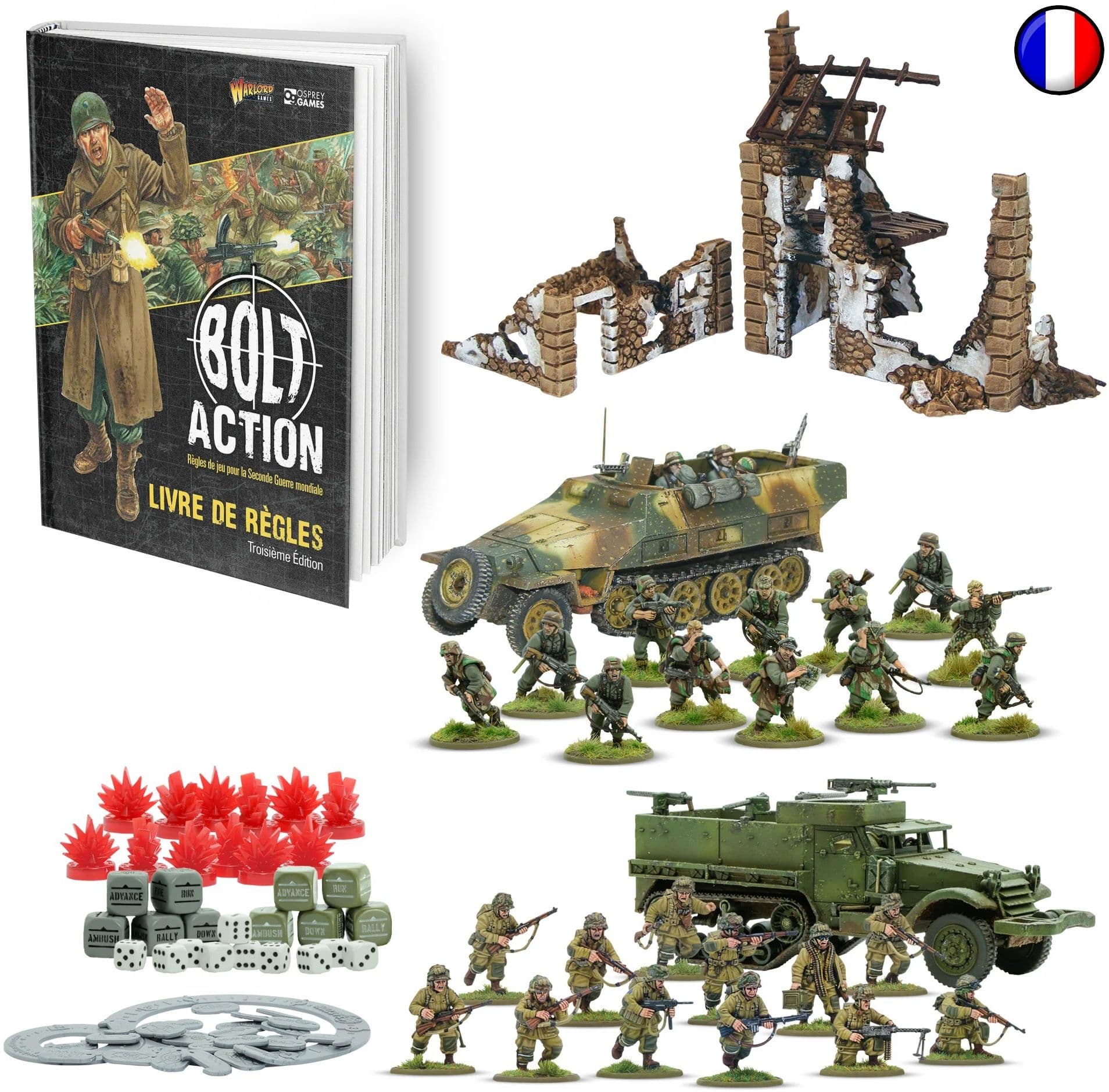 Band of Brothers - French Language Bolt Action: Third Edition Starter Set