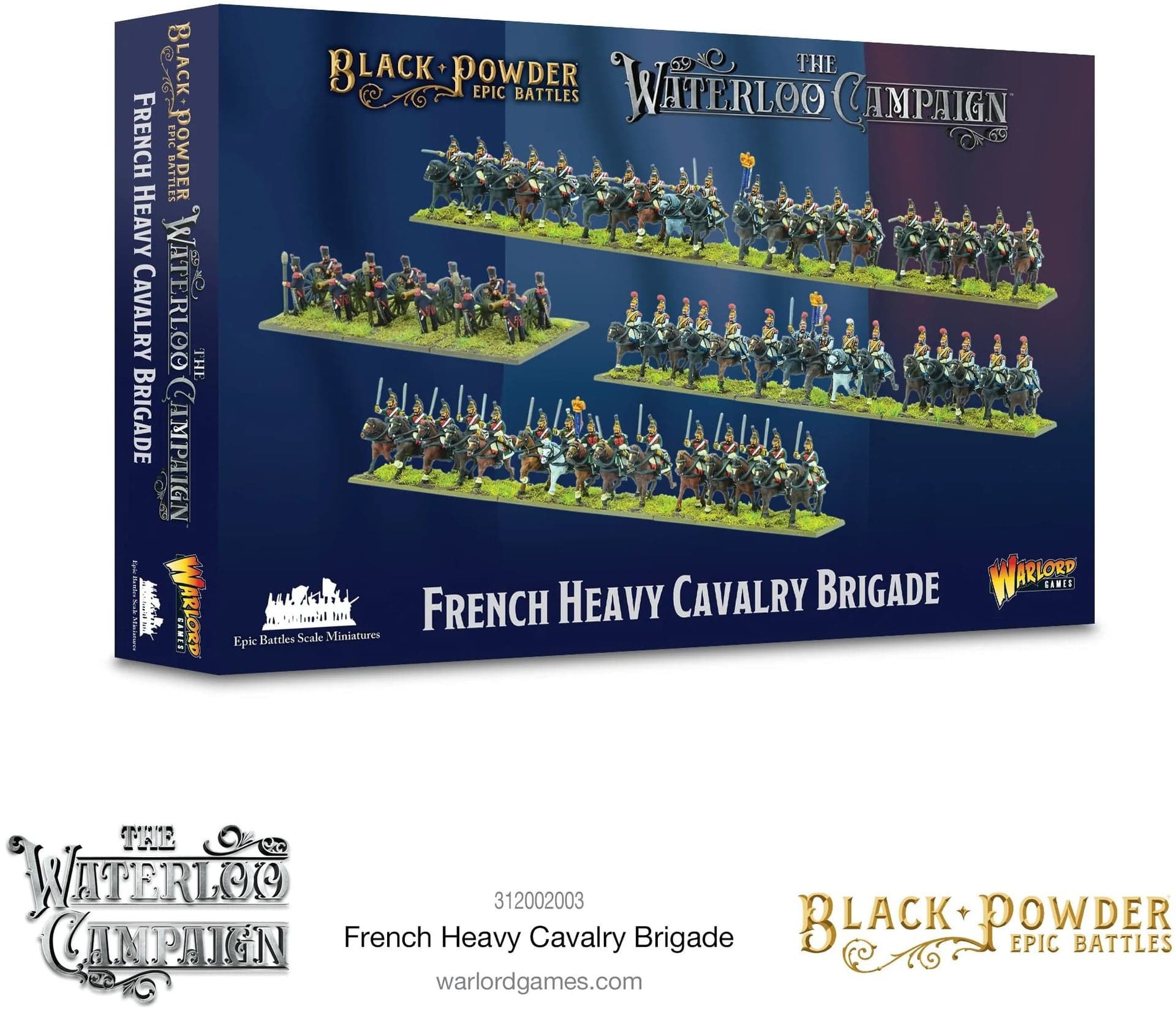 Black Powder Epic Battles: Waterloo - French Heavy Cavalry Brigade
