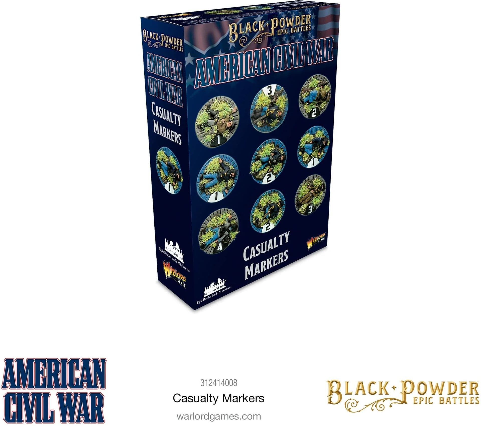 Black Powder Epic Battles - American Civil War Casualty Markers