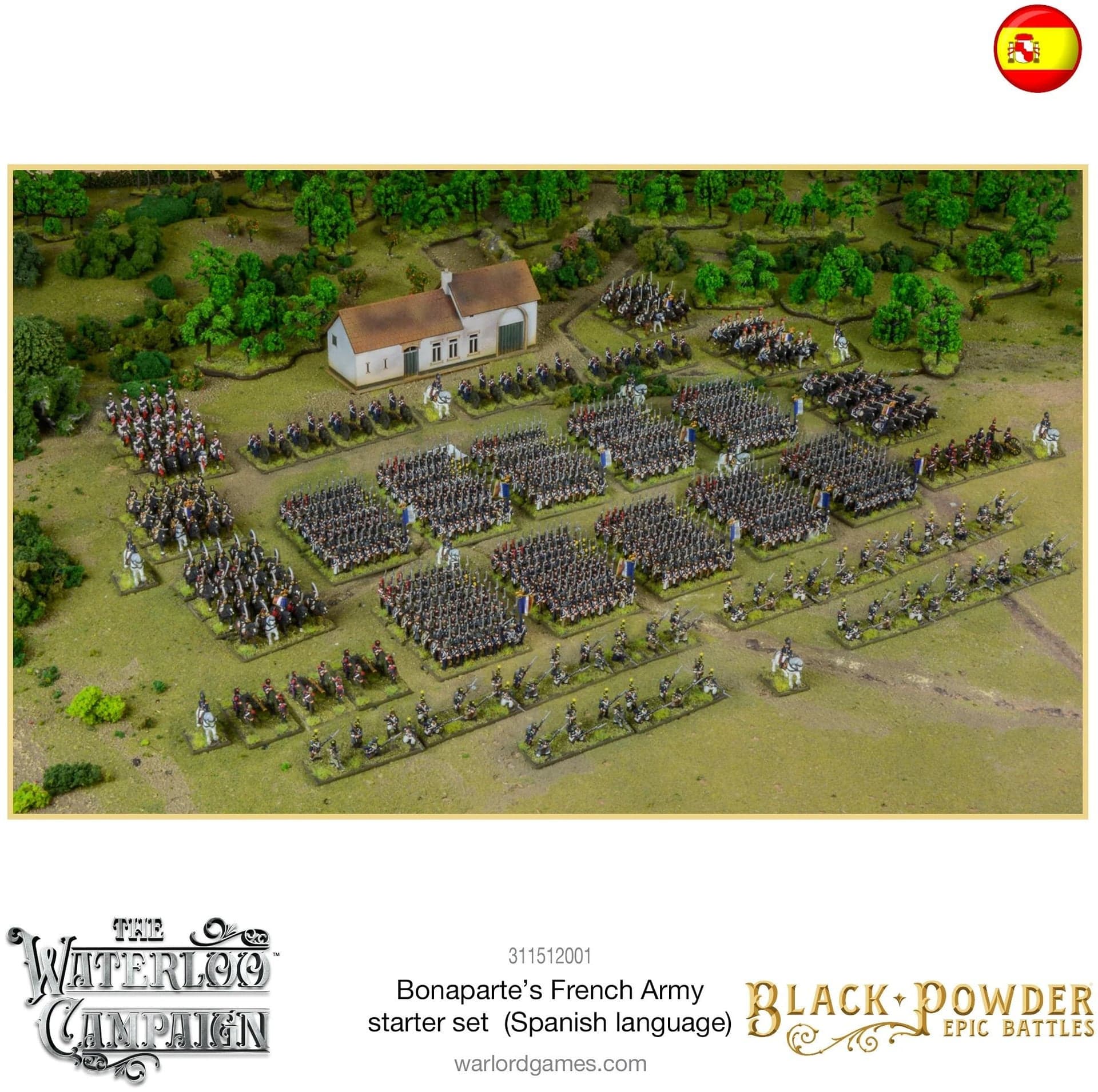 Black Powder Epic Battles Waterloo - Bonaparte's French Army Starter Set (Spanish language)