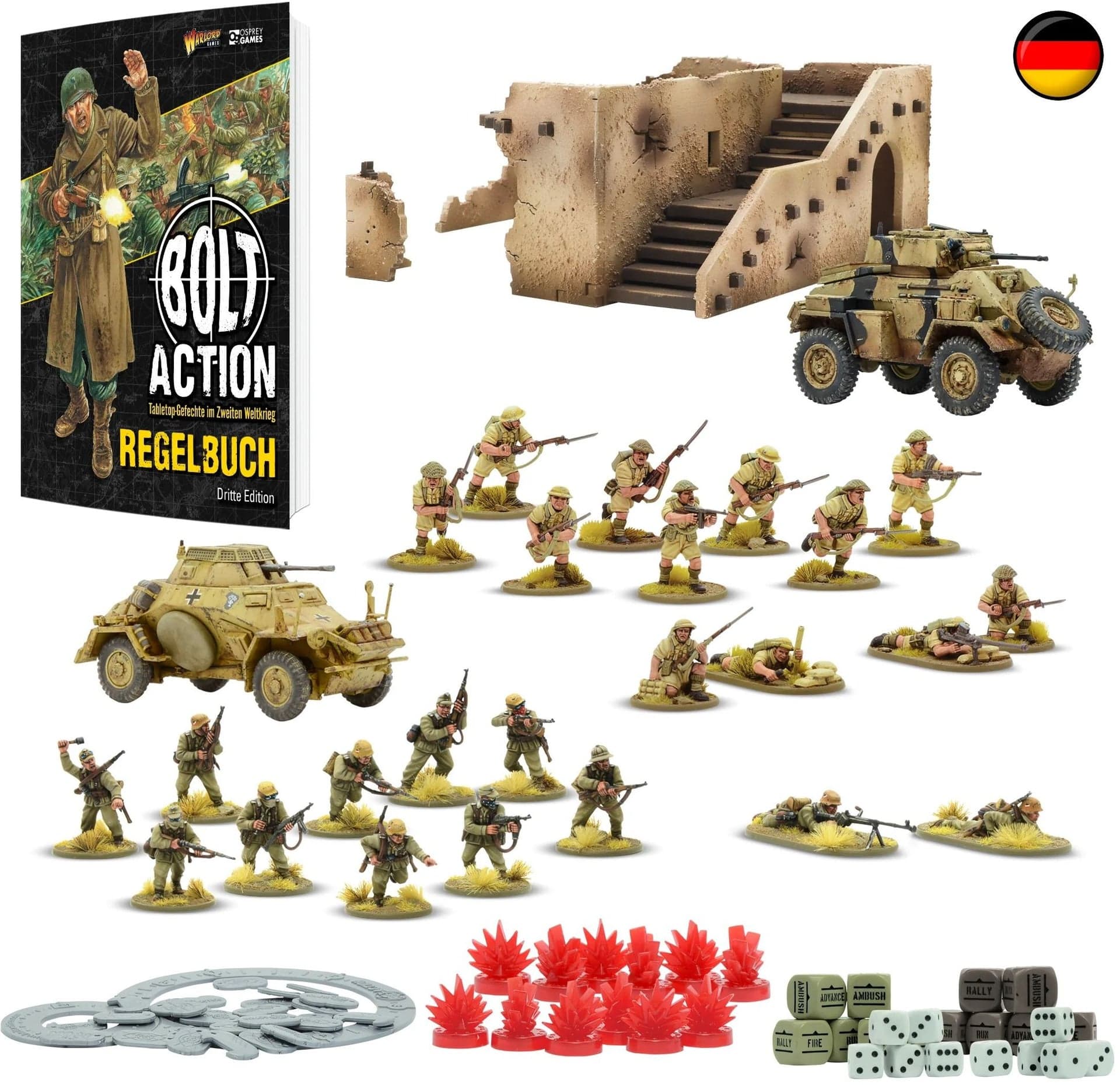 A Gentleman's War - German Language Bolt Action: Third Edition Starter Set