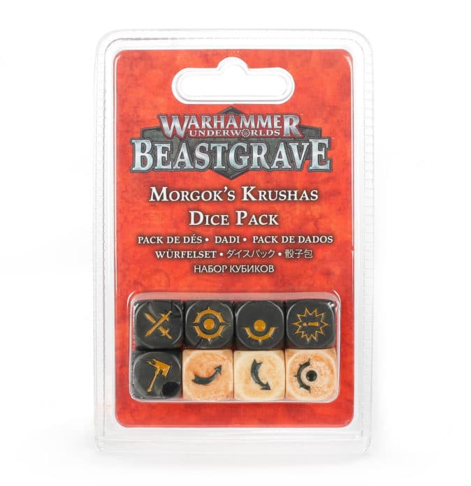Warhammer Underworlds Morgok's Krushas Dice Pack