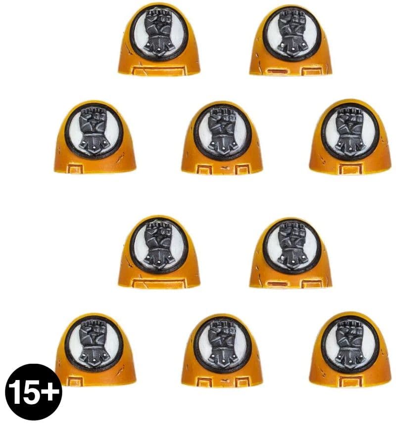 Imperial Fists MKVI Shoulder Pads